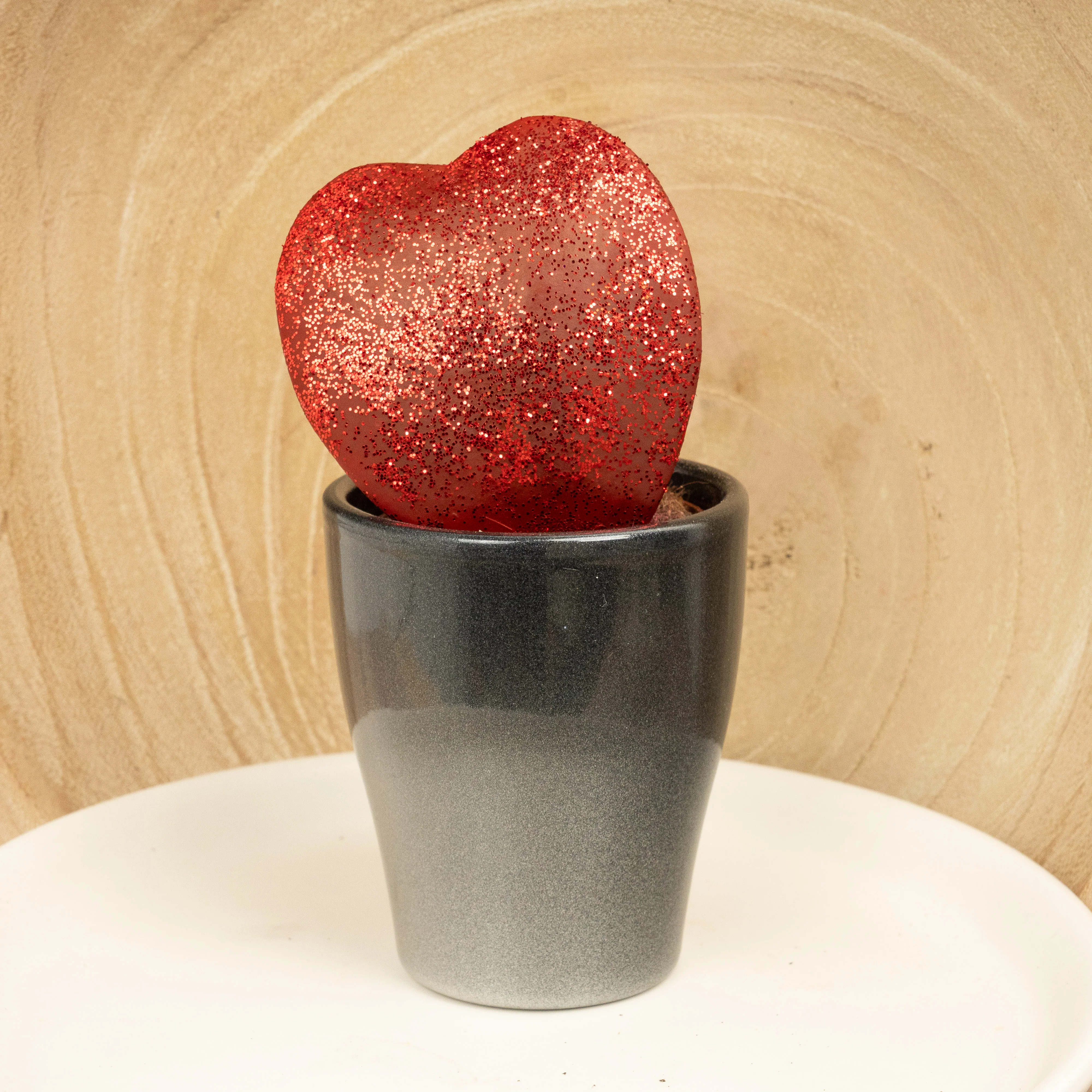 Heart Plant | Kerrii Red Glitter - Image 2
