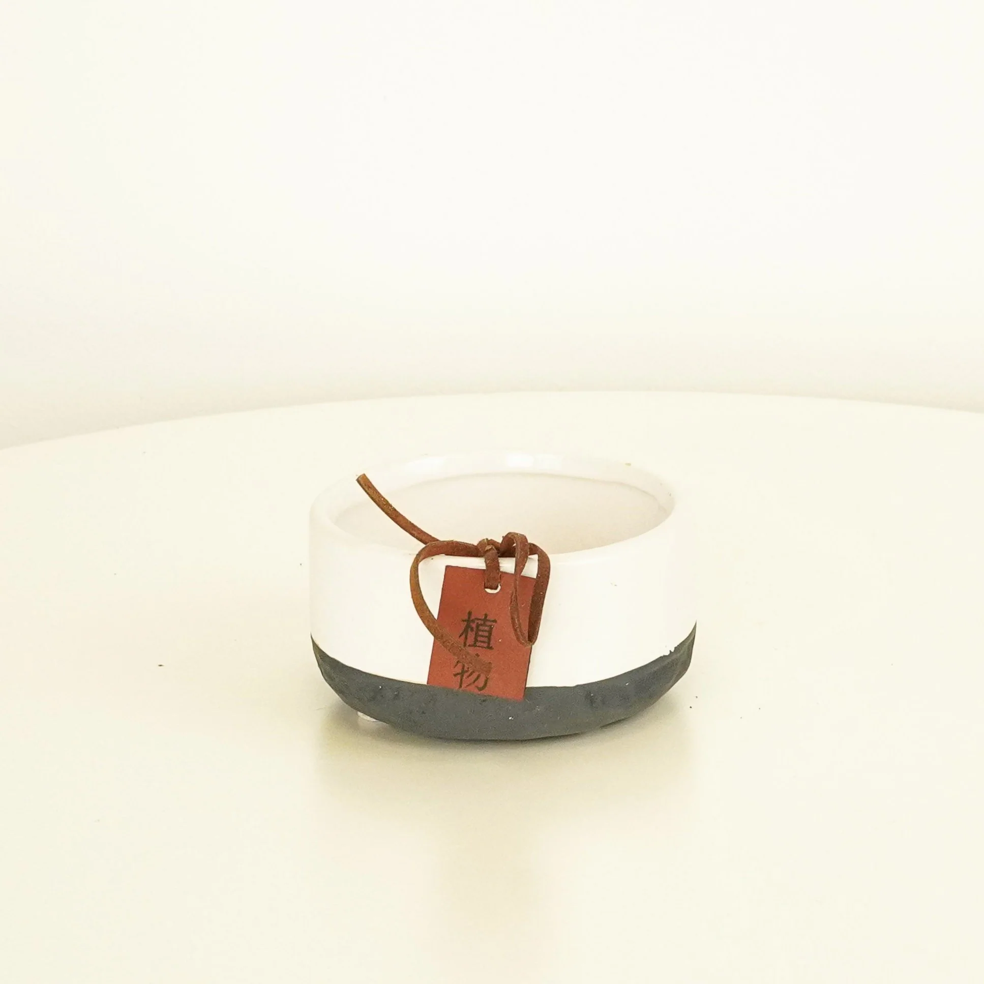 Imperfect! Feng Shui Ceramic Bowl | White - Image 2